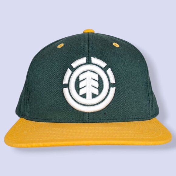 Element Green & Yellow Snapback Hat - Picture 1 of 7